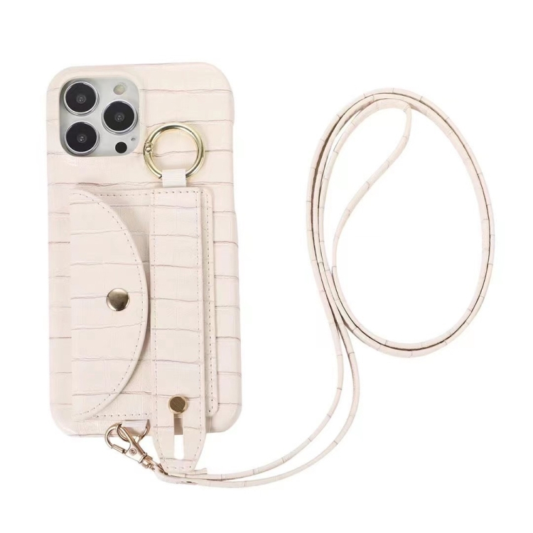 Functional Card Bag PC Phone Case with Ring & Lanyard For iPhone 12 Pro Max(White)
Functional Card Bag PC Phone Case with Ring & Lanyard For iPhone 12 Pro Max(White)