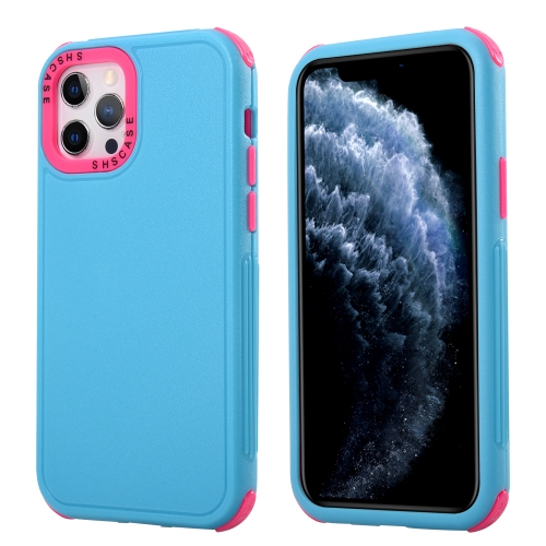 For iPhone 11 Pro Max 3 in 1 Four Corner Shockproof Phone Case (Sky Blue+Rose Red)
For iPhone 11 Pro Max 3 in 1 Four Corner Shockproof Phone Case (Sky Blue+Rose Red)