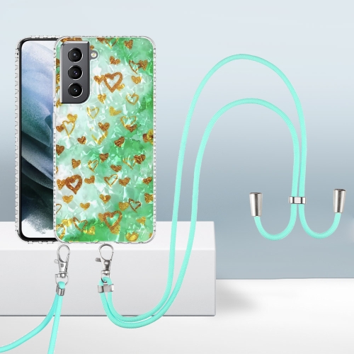 For Samsung Galaxy S21 5G 2.0mm Airbag Shockproof TPU Phone Case with Lanyard(Gold Heart)
For Samsung Galaxy S21 5G 2.0mm Airbag Shockproof TPU Phone Case with Lanyard(Gold Heart)