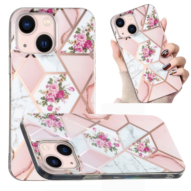 Electroplated Marble Pattern TPU Phone Case For iPhone 13 mini(Rose Pink White)
Electroplated Marble Pattern TPU Phone Case For iPhone 13 mini(Rose Pink White)