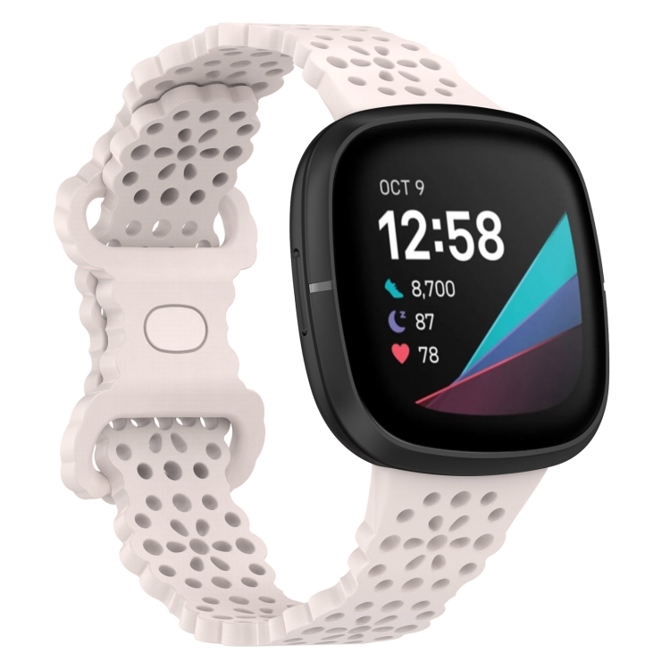 For Fitbit Versa 4 / 3 / Sense 1 / 2 Lace Hollowed Silicone Watch Band(Official Moon White)
For Fitbit Versa 4 / 3 / Sense 1 / 2 Lace Hollowed Silicone Watch Band(Official Moon White)