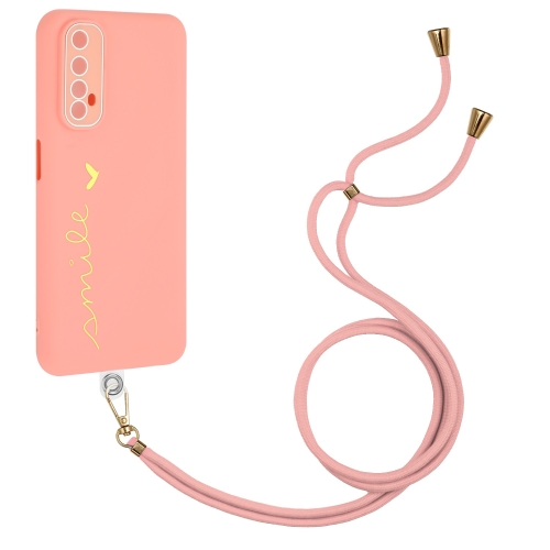 For Realme 7 4G / Narzo 20 Pro Gilding Line TPU Phone Case with Strap(Pink)
For Realme 7 4G / Narzo 20 Pro Gilding Line TPU Phone Case with Strap(Pink)