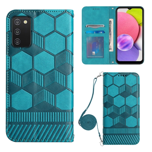 For Samsung Galaxy A03S 165.8mm US Crossbody Football Texture Magnetic PU Phone Case(Light Blue)
For Samsung Galaxy A03S 165.8mm US Crossbody Football Texture Magnetic PU Phone Case(Light Blue)