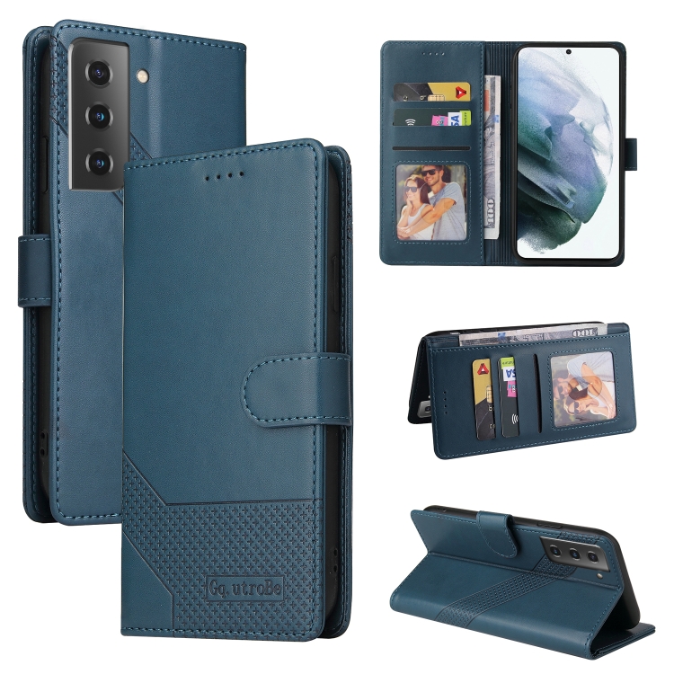 For Samsung Galaxy S21 5G GQUTROBE Skin Feel Magnetic Leather Phone Case(Blue)
For Samsung Galaxy S21 5G GQUTROBE Skin Feel Magnetic Leather Phone Case(Blue)