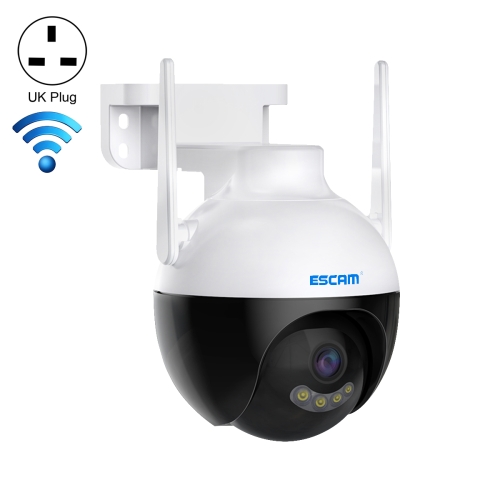 

ESCAM QF300 3MP Smart WiFi IP Camera Support AI Humanoid Detection/Auto Tracking/Cloud Storage/Two-way Voice Night Vision, Plug Type:UK Plug