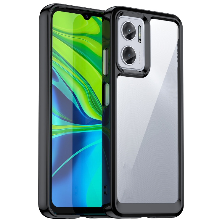 For Xiaomi Redmi 11 Prime Colorful Series Acrylic + TPU Phone Case(Black)
For Xiaomi Redmi 11 Prime Colorful Series Acrylic + TPU Phone Case(Black)