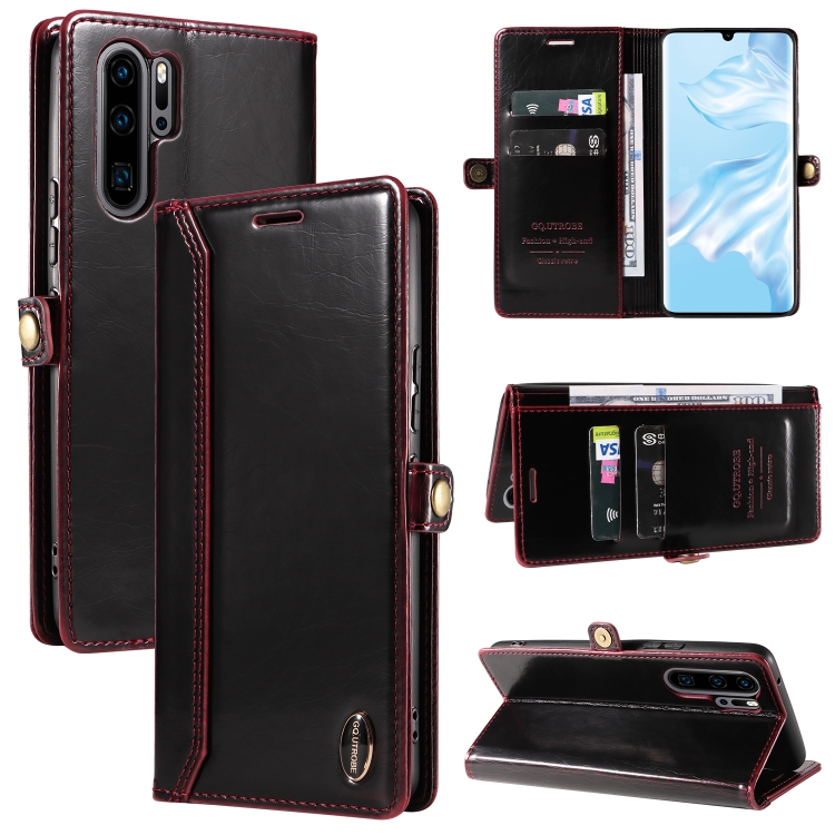 For Huawei P30 Pro GQUTROBE RFID Blocking Oil Wax Leather Phone Case(Red)
For Huawei P30 Pro GQUTROBE RFID Blocking Oil Wax Leather Phone Case(Red)