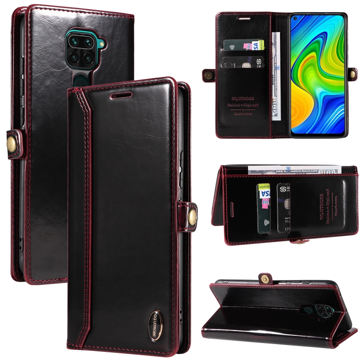 For Xiaomi Redmi Note 9 GQUTROBE RFID Blocking Oil Wax Leather Phone Case(Red)
For Xiaomi Redmi Note 9 GQUTROBE RFID Blocking Oil Wax Leather Phone Case(Red)