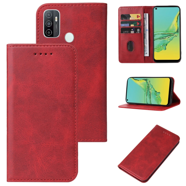 For OPPO A33 2020 Magnetic Closure Leather Phone Case(Red)
For OPPO A33 2020 Magnetic Closure Leather Phone Case(Red)