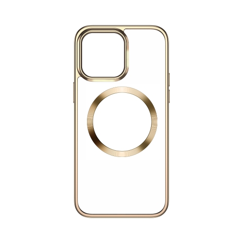 

For iPhone 14 Pro Max TOTUDESIGN AA-188 Crystal Series TPU+PC MagSafe Case (Gold)