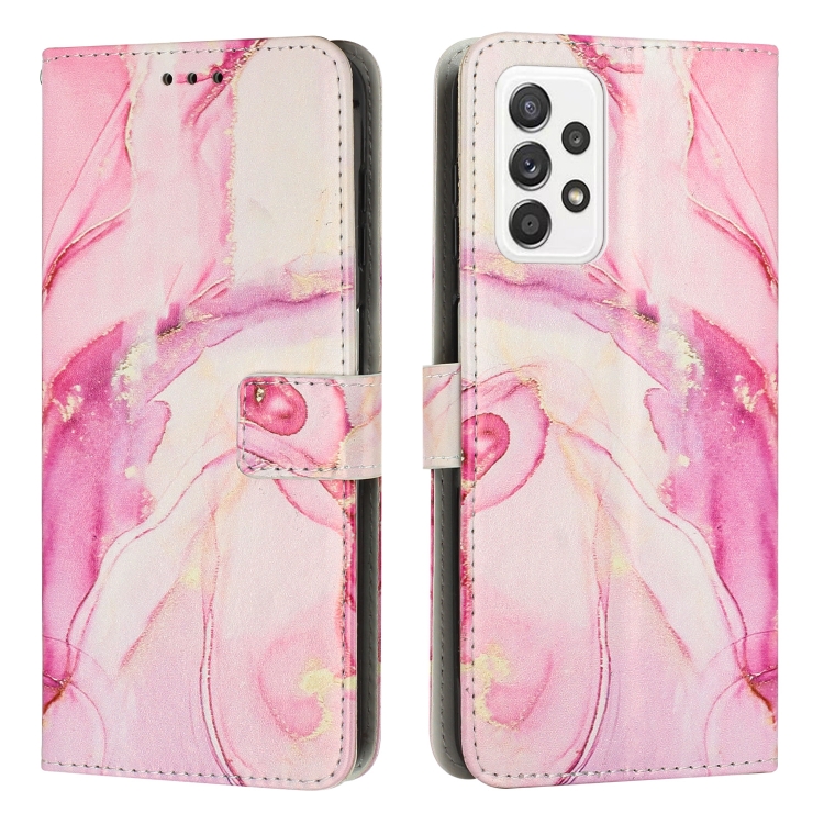 For Samsung Galaxy A73 5G Painted Marble Pattern Leather Phone Case(Rose Gold)
For Samsung Galaxy A73 5G Painted Marble Pattern Leather Phone Case(Rose Gold)