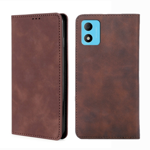 For TCL 305i Skin Feel Magnetic Horizontal Flip Leather Phone Case(Dark Brown)
For TCL 305i Skin Feel Magnetic Horizontal Flip Leather Phone Case(Dark Brown)