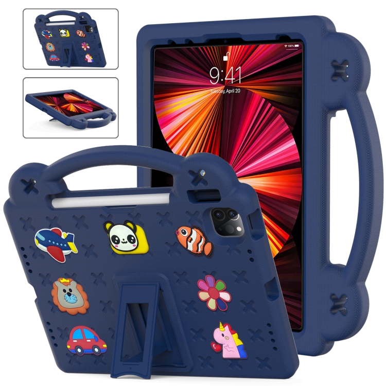 Handle Kickstand Children EVA Shockproof Tablet Case For iPad Pro 11 2018 / 2020 / 2021(Navy Blue)
Handle Kickstand Children EVA Shockproof Tablet Case For iPad Pro 11 2018 / 2020 / 2021(Navy Blue)