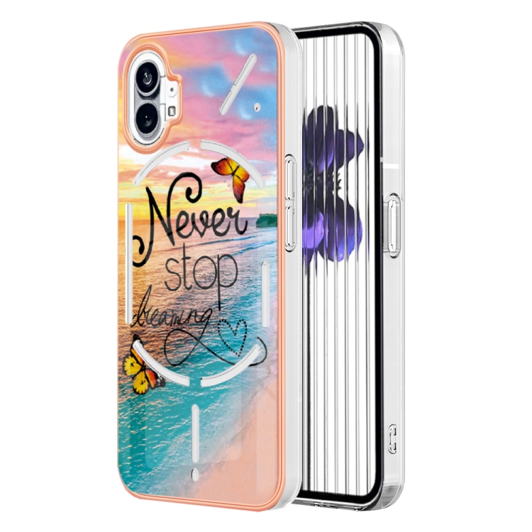 For Nothing Phone 1 Electroplating IMD TPU Phone Case with Ring(Dream Butterfly)
For Nothing Phone 1 Electroplating IMD TPU Phone Case with Ring(Dream Butterfly)