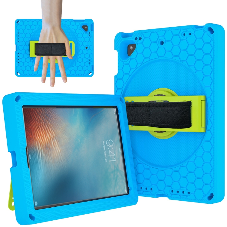 EVA + PC Tablet Case with Shoulder Strap For iPad Air / Air 2 / 9.7 2017 / 9.7 2018(Blue)
EVA + PC Tablet Case with Shoulder Strap For iPad Air / Air 2 / 9.7 2017 / 9.7 2018(Blue)