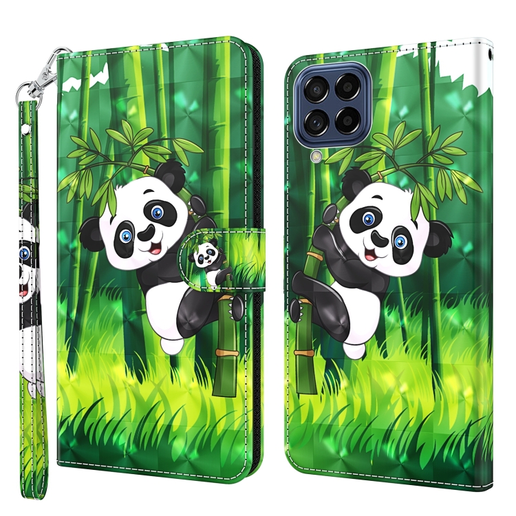 For Samsung Galaxy M33 3D Painting Pattern TPU + PU Leather Phone Case(Panda Climbing Bamboo)
For Samsung Galaxy M33 3D Painting Pattern TPU + PU Leather Phone Case(Panda Climbing Bamboo)