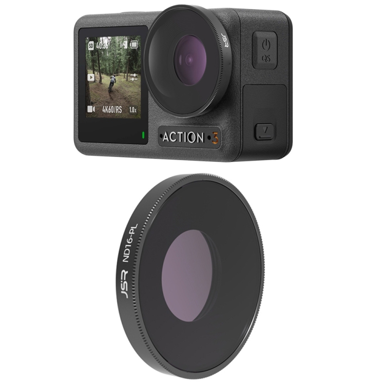 JSR LS ND16PL Lens Filter For DJI Osmo Action 3 / GoPro Hero11 Black / HERO10 Black / HERO9 Black
JSR LS ND16PL Lens Filter For DJI Osmo Action 3 / GoPro Hero11 Black / HERO10 Black / HERO9 Black
