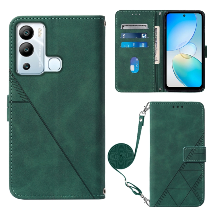 For Infinix Hot 12i X665 Crossbody 3D Embossed Flip Leather Phone Case(Dark Green)
For Infinix Hot 12i X665 Crossbody 3D Embossed Flip Leather Phone Case(Dark Green)