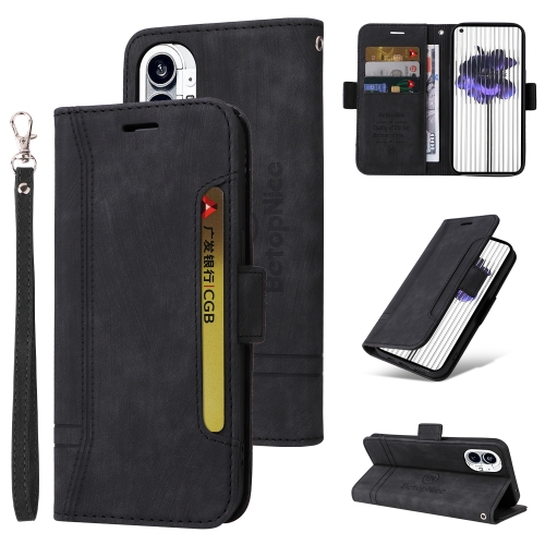 For Nothing Phone 1 BETOPNICE Dual-side Buckle Leather Phone Case(Black)
For Nothing Phone 1 BETOPNICE Dual-side Buckle Leather Phone Case(Black)