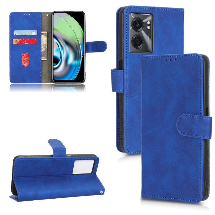 For Realme V23 5G / OPPO A57 5G Skin Feel Magnetic Flip Leather Phone Case(Blue)
For Realme V23 5G / OPPO A57 5G Skin Feel Magnetic Flip Leather Phone Case(Blue)