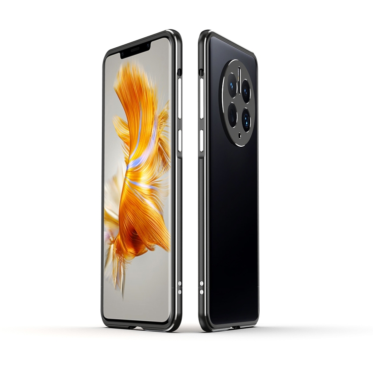 For Huawei Mate 50 Pro LK Aurora Metal Phone Frame with Lens Cover(Black Silver)
For Huawei Mate 50 Pro LK Aurora Metal Phone Frame with Lens Cover(Black Silver)