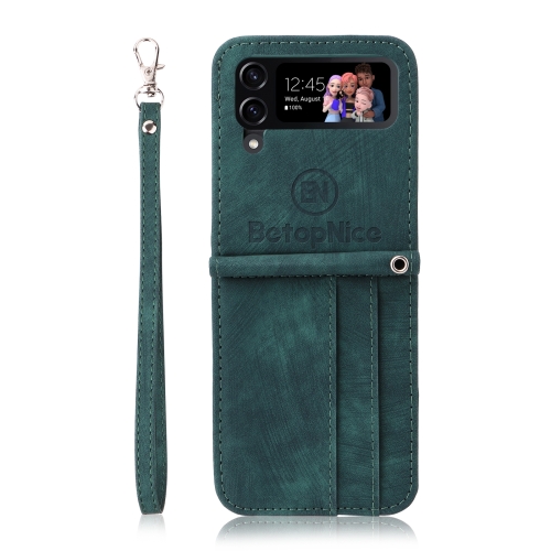 For Samsung Galaxy Z Flip4 BETOPNICE Dual-side Buckle Leather Phone Case(Green)
For Samsung Galaxy Z Flip4 BETOPNICE Dual-side Buckle Leather Phone Case(Green)