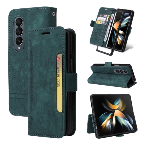 For Samsung Galaxy Z Fold4 BETOPNICE Dual-side Buckle Leather Phone Case(Green)
For Samsung Galaxy Z Fold4 BETOPNICE Dual-side Buckle Leather Phone Case(Green)
