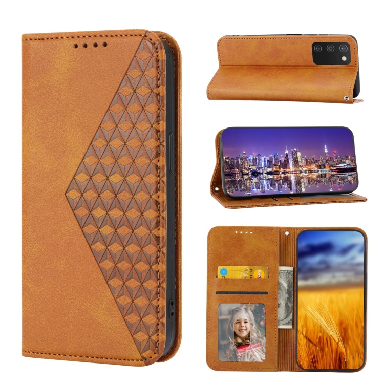 For OPPO Reno7 5G Cubic Grid Calf Texture Magnetic Closure Leather Phone Case(Yellow)
For OPPO Reno7 5G Cubic Grid Calf Texture Magnetic Closure Leather Phone Case(Yellow)