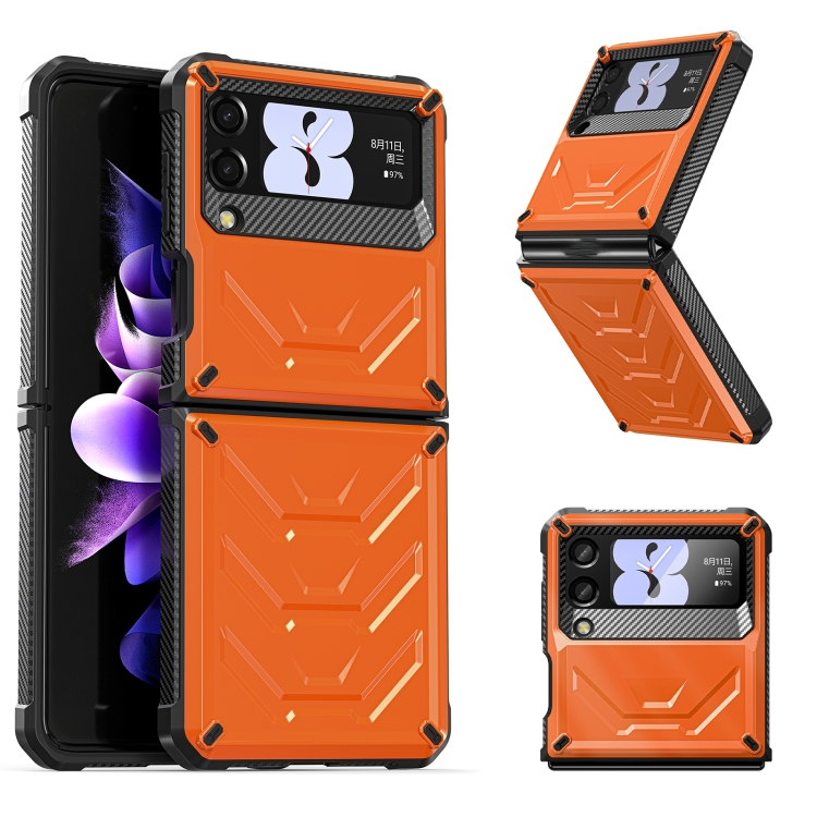 For Samsung Galaxy Z Flip3 5G Armored All-inclusive Shockproof Folding Phone Case(Orange)
For Samsung Galaxy Z Flip3 5G Armored All-inclusive Shockproof Folding Phone Case(Orange)