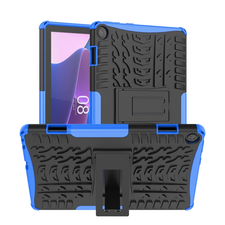 For Lenovo Tab M10 3rd Gen Tire Texture TPU + PC Tablet Case with Holder(Blue)
For Lenovo Tab M10 3rd Gen Tire Texture TPU + PC Tablet Case with Holder(Blue)