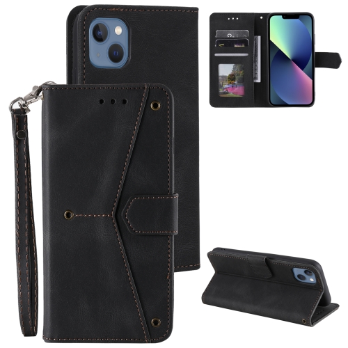 For iPhone 14 Plus Nail Skin Feel Stitching Calf Texture Leather Phone Case(Black)
For iPhone 14 Plus Nail Skin Feel Stitching Calf Texture Leather Phone Case(Black)