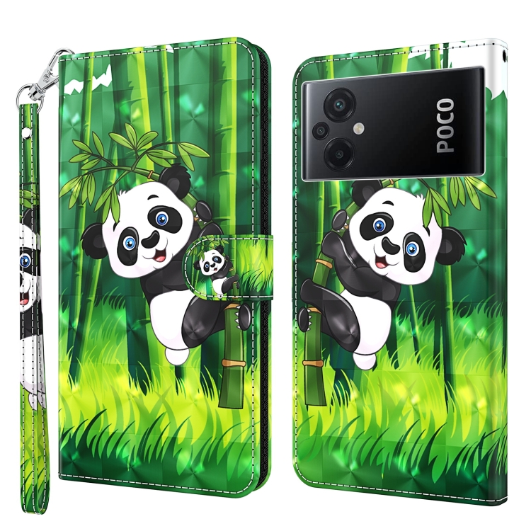 For Xiaomi Poco M5 3D Painting Pattern TPU + PU Phone Case(Panda Climbing Bamboo)
For Xiaomi Poco M5 3D Painting Pattern TPU + PU Phone Case(Panda Climbing Bamboo)