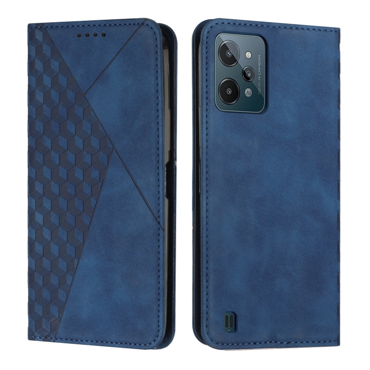 For Realme C31 4G Diamond Splicing Skin Feel Magnetic Leather Phone Case(Blue)
For Realme C31 4G Diamond Splicing Skin Feel Magnetic Leather Phone Case(Blue)
