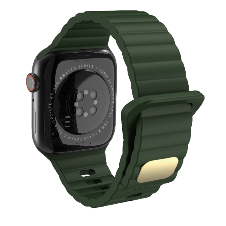 Breathable Skin-friendly Silicone Watch Band For Apple Watch Series 8&7 41mm / SE 2&6&SE&5&4 40mm / 3&2&1 38mm(Dark Green)
Breathable Skin-friendly Silicone Watch Band For Apple Watch Series 8&7 41mm / SE 2&6&SE&5&4 40mm / 3&2&1 38mm(Dark Green)