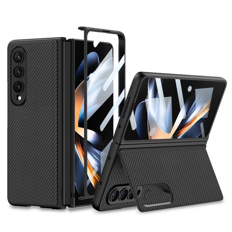 For Samsung Galaxy Z Fold4 GKK Integrated Ultra-thin Folding Leather Phone Case with Stand(Carbon Fiber)
For Samsung Galaxy Z Fold4 GKK Integrated Ultra-thin Folding Leather Phone Case with Stand(Carbon Fiber)