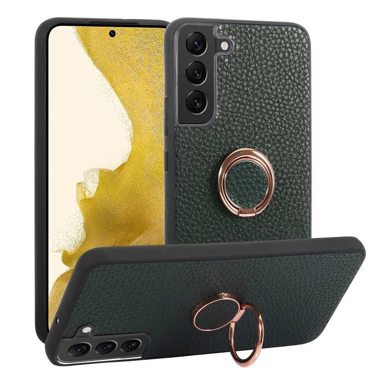 For Samsung Galaxy S22 5G Litchi Texture Magnetic Phone Case with Ring Holder(Green)
For Samsung Galaxy S22 5G Litchi Texture Magnetic Phone Case with Ring Holder(Green)