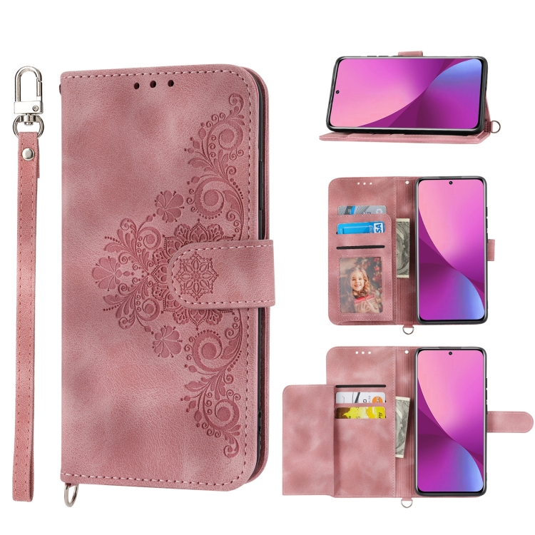 For Xiaomi 12 Lite Skin-feel Flowers Embossed Wallet Leather Phone Case(Pink)
For Xiaomi 12 Lite Skin-feel Flowers Embossed Wallet Leather Phone Case(Pink)