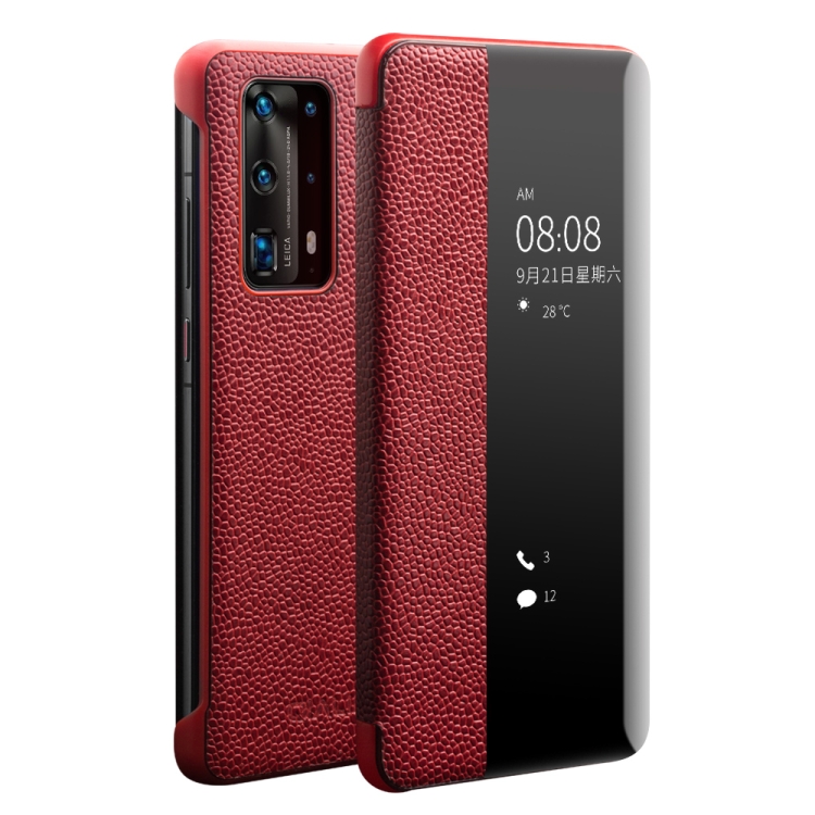 For Huawei P40 Pro QIALINO XiangNai Texture Side Window View Leather Phone Case(Red)
For Huawei P40 Pro QIALINO XiangNai Texture Side Window View Leather Phone Case(Red)
