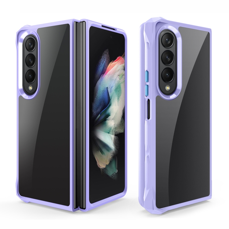 For Samsung Galaxy Z Fold4 Water Cube High Transparent Space Phone Case(Purple)
For Samsung Galaxy Z Fold4 Water Cube High Transparent Space Phone Case(Purple)