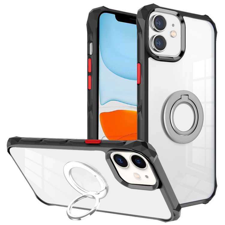 For iPhone 11 Water Cube High Permeability Space Phone Case with Invisible Holder(Black)
For iPhone 11 Water Cube High Permeability Space Phone Case with Invisible Holder(Black)