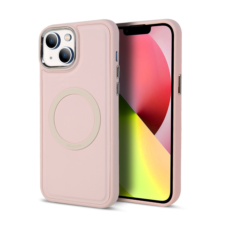 For iPhone 14 Plus Imitation Liquid Silicone Skin Feel Plating Magsafe Phone Case(Pink)
For iPhone 14 Plus Imitation Liquid Silicone Skin Feel Plating Magsafe Phone Case(Pink)