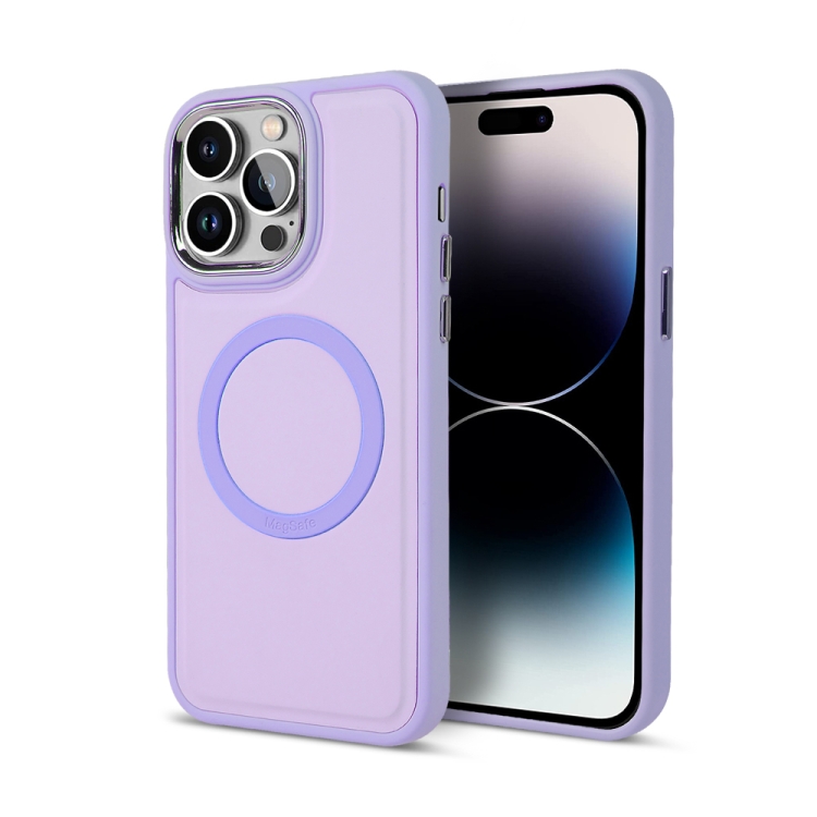 For iPhone 14 Pro Max Imitation Liquid Silicone Skin Feel Plating Magsafe Phone Case(Light Purple)
For iPhone 14 Pro Max Imitation Liquid Silicone Skin Feel Plating Magsafe Phone Case(Light Purple)