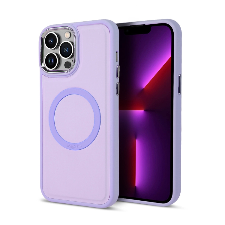 For iPhone 13 Pro Imitation Liquid Silicone Skin Feel Plating Magsafe Phone Case(Light Purple)
For iPhone 13 Pro Imitation Liquid Silicone Skin Feel Plating Magsafe Phone Case(Light Purple)