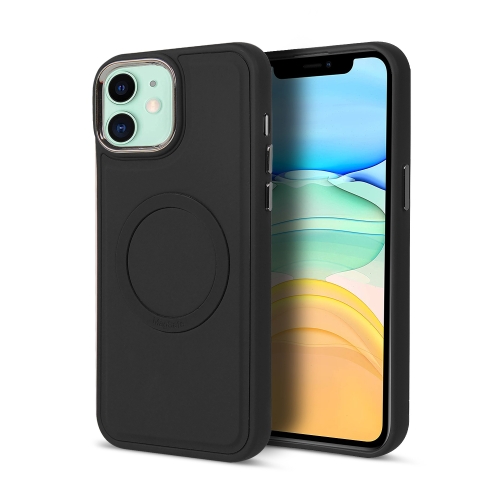 For iPhone 11 Imitation Liquid Silicone Skin Feel Plating Magsafe Phone Case(Black)
For iPhone 11 Imitation Liquid Silicone Skin Feel Plating Magsafe Phone Case(Black)