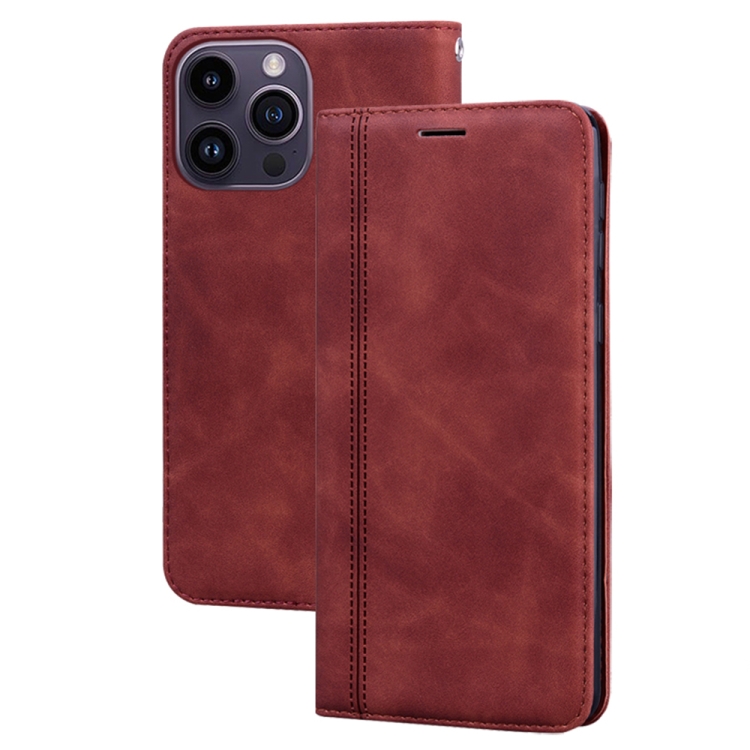 For iPhone 14 Pro Max Frosted Business Magnetic Horizontal Flip PU Phone Case(Brown)
For iPhone 14 Pro Max Frosted Business Magnetic Horizontal Flip PU Phone Case(Brown)