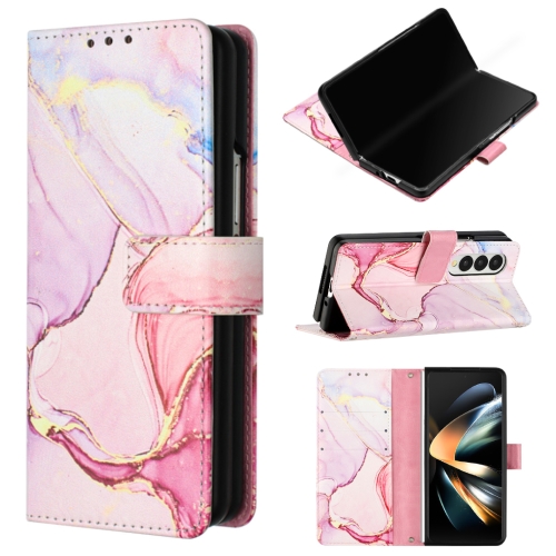 For Samsung Galaxy Z Fold4 PT003 Marble Pattern Flip Leather Phone Case(Rose Gold LS005)
For Samsung Galaxy Z Fold4 PT003 Marble Pattern Flip Leather Phone Case(Rose Gold LS005)