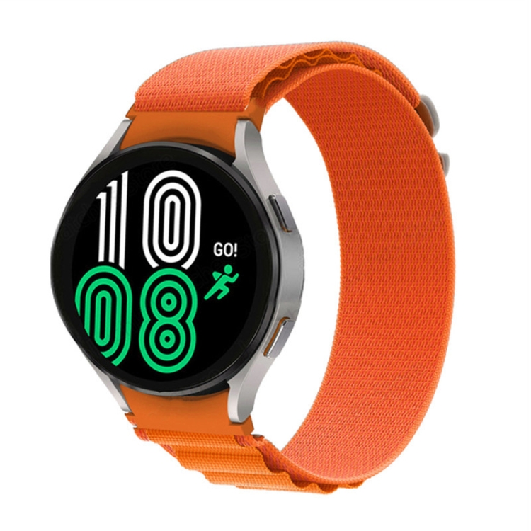 For Samsung Galaxy Watch5 / Watch5 Pro / Watch4 / Watch4 Classic Universal Nylon Loop Watch Band(Orange)
For Samsung Galaxy Watch5 / Watch5 Pro / Watch4 / Watch4 Classic Universal Nylon Loop Watch Band(Orange)
