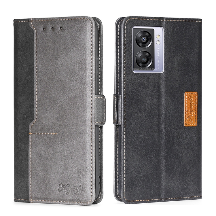 For OPPO K10 5G Global Contrast Color Side Buckle Leather Phone Case(Black+Grey)
For OPPO K10 5G Global Contrast Color Side Buckle Leather Phone Case(Black+Grey)
