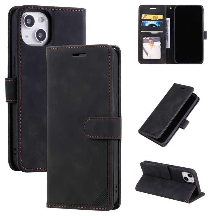 For iPhone 14 Skin Feel Anti-theft Brush Horizontal Flip Leather Phone Case(Black)
For iPhone 14 Skin Feel Anti-theft Brush Horizontal Flip Leather Phone Case(Black)