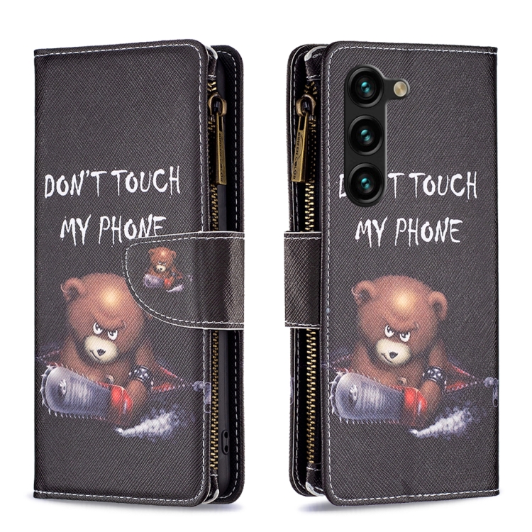 For Samsung Galaxy S23+ 5G Colored Drawing Pattern Zipper Leather Phone Case(Bear)
For Samsung Galaxy S23+ 5G Colored Drawing Pattern Zipper Leather Phone Case(Bear)